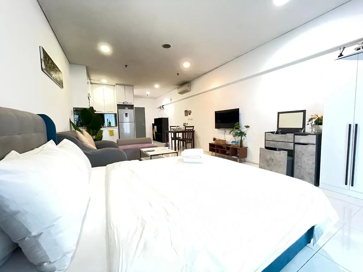 Quarto em Acomodações Particulares Kuala Lumpur Cherry Suites At Mercu Summer Suites Klcc Malásia