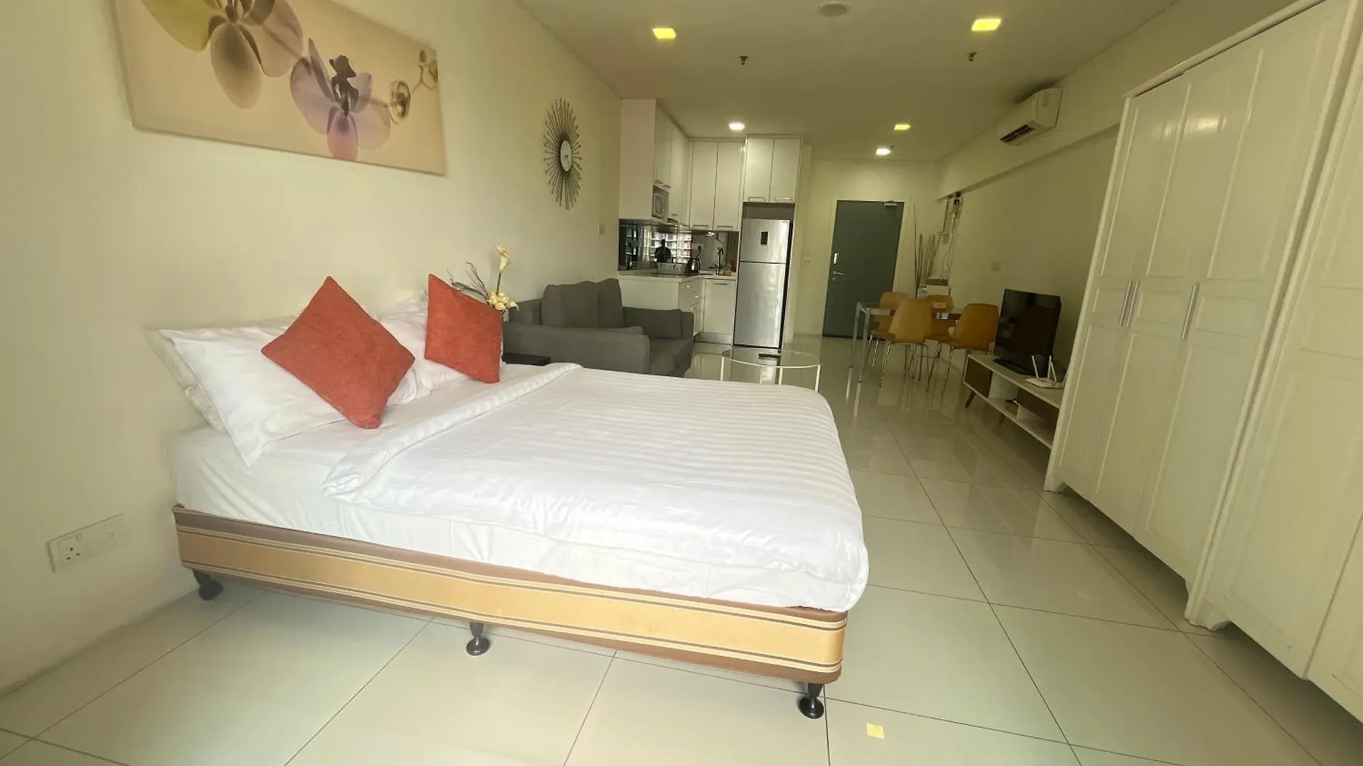 Quarto em Acomodações Particulares Kuala Lumpur Cherry Suites At Mercu Summer Suites Klcc